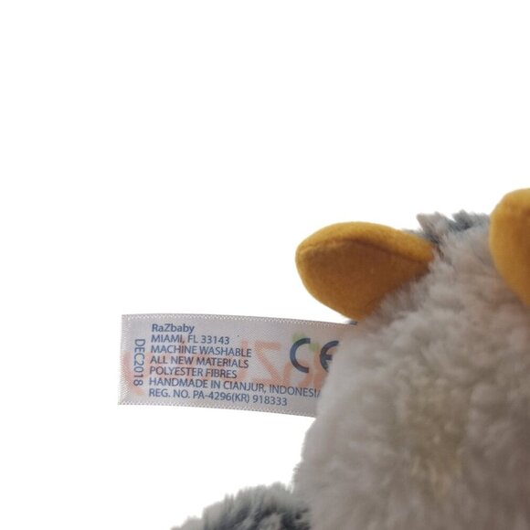 RazBaby RazBuddy Penguin Plush Pacifier Holder 6 Inch - Picture 7 of 7